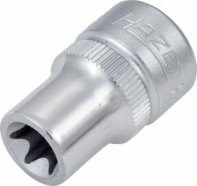 Hazet TX Steckschlüssel-Einsatz 880-E10 E10 Vierkant hohl 10 mm 3/8 Zoll in Silber - Bild 1
