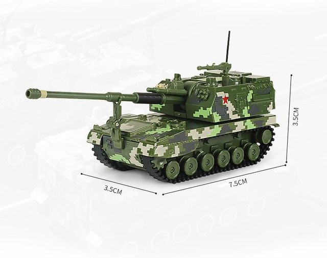 Linyi toy car Schlachtfeld Auto Raketenwerfer, Panzerfahrzeuge, 1:64, ab 14 Jahren - Bild 1