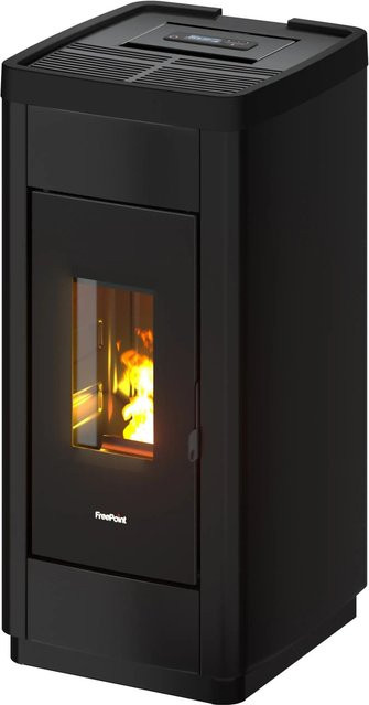 Freepoint Pelletofen Life 9 in Schwarz mit 8,5 kW Leistung und WiFi-Funktion - Bild 1