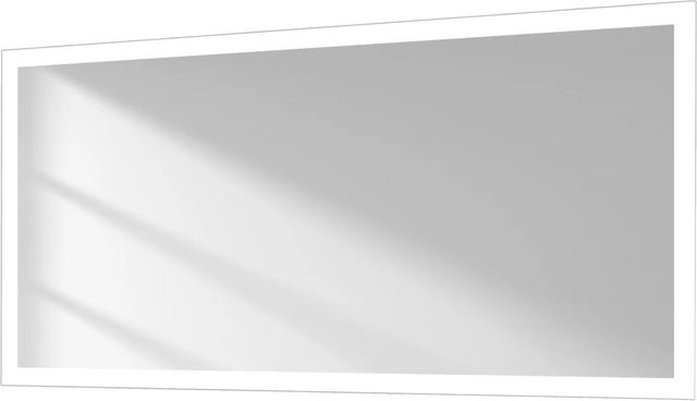Emke LED Badspiegel mit Kippschalter in Kaltweiß und Warmweiß, rechteckiger Wandspiegel für das Badezimmer, Breite: 120 cm, Höhe: 60 cm - Bild 1