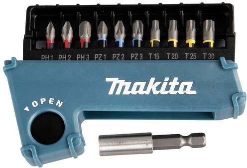 Makita Bit-Set mit Torsion Control Technologie in Blau, 11,0 mm - Bild 1