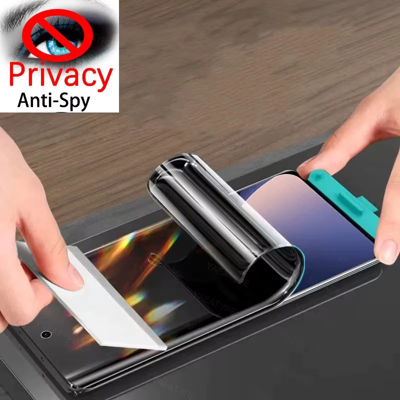 3er-Set Privatsphäre Hydrogel Displayschutzfolie für Realme G85 Neo7X Neo7 Turbo GT 6 Global 7 7T GT7 Pro transparent - Bild 4