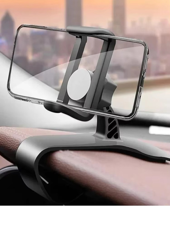 Universeller 360 Grad drehbarer Autotelefonhalter für das Armaturenbrett in Schwarz - Bild 7