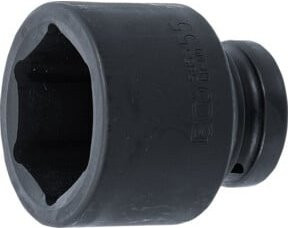 BGS Kraft-Steckschlüssel-Einsatz Sechskant 5855, Antrieb Innenvierkant 25 mm (1 Zoll), SW 55 mm, aus Chrom-Molybdän-Stahl - Bild 1