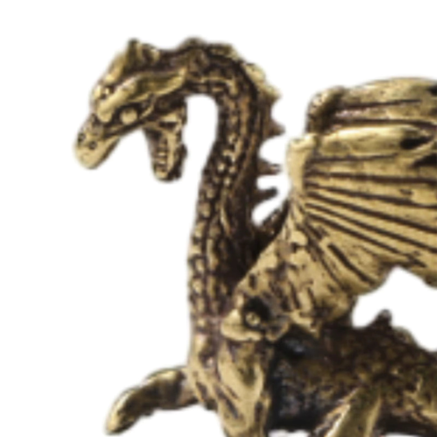Kesoto Messing-Drachen-Ornament als Teehaustier und Desktop-Dekoration - Bild 3