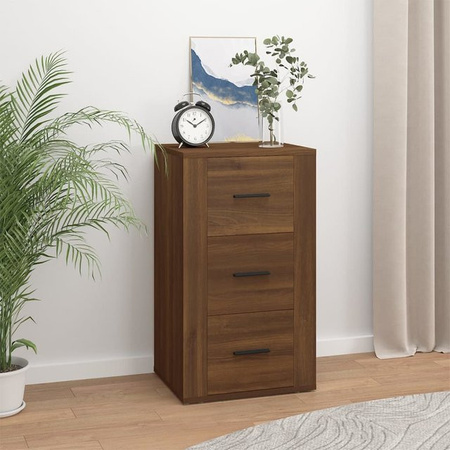 vidaxl Schrank in Braun, Wandmontage, modern, B/T/H: 40 x 33 x 70 cm