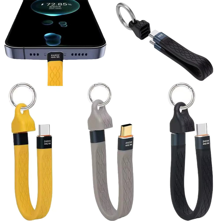 G-Rhino USB4 USB-C auf USB-C Kabel mit 240 W Schnellladung und 40 Gbit/s Datenübertragung für 8K Auflösung - Bild 6