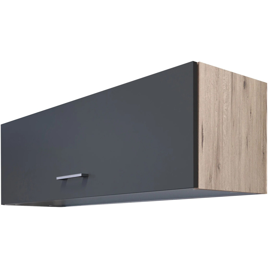 Flex-Well Exclusiv Küchen-Oberschrank Morean in Basaltgrau Matt, B/H/T: 100 x 32 x 32 cm - Bild 2