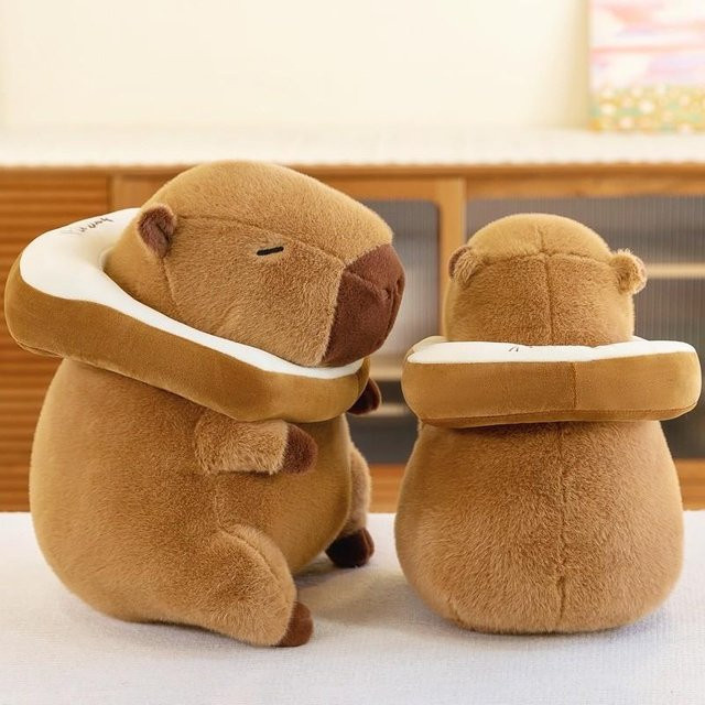 Yiran Health & Beauty Capybara Schal Plüschtier, 23cm - Bild 1