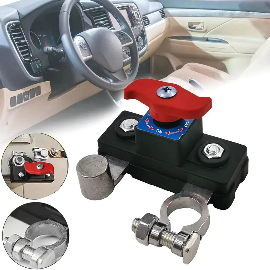 LuminDrive Manueller Batterie-Trennschalter für 12 V und 24 V für Automobile, Fahrzeuge, LKW, Bus, Wohnmobile und Marine - Bild 2