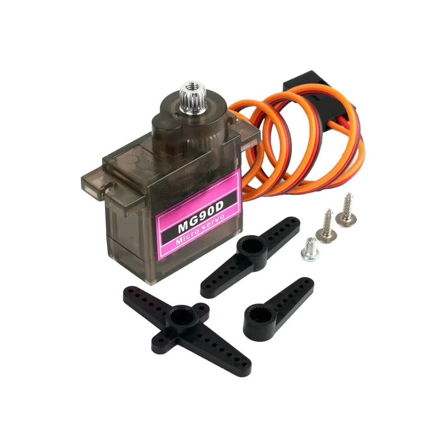 wishiot MG90D Micro Digital Servomotor, Metall, Schwarz - Bild 2