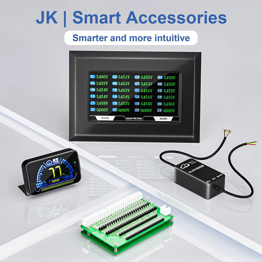 JIKONG LCD Touch Screen Display für Smart BMS JK BMS in Schwarz - Bild 4