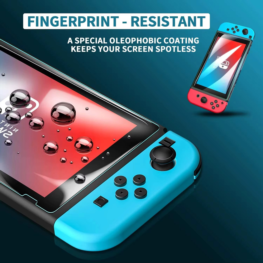 Schutzglas für Nintendo Switch, OLED und Lite, gehärtetes Display-Schutzglas, transparent - Bild 2
