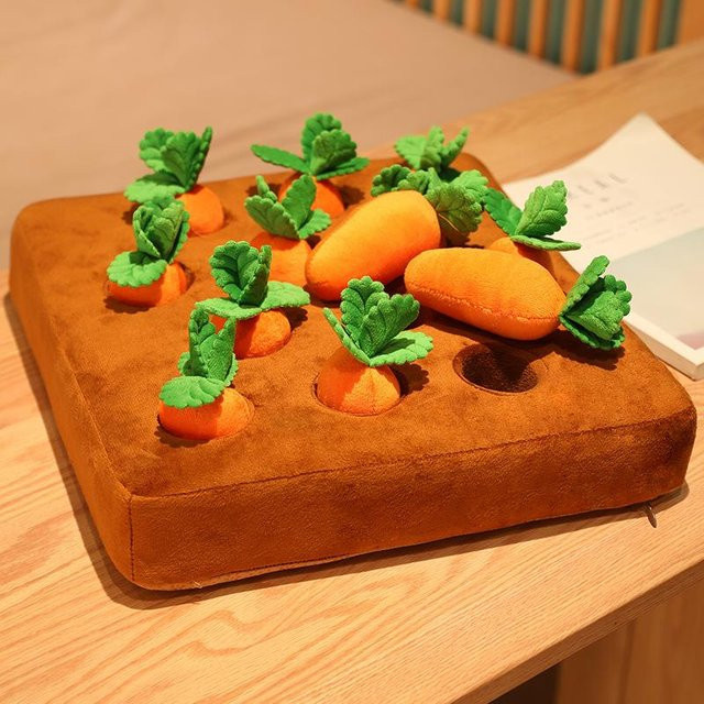 Yiran toy Gemüsegarten Karotten Plüschtier, Orange - Bild 1