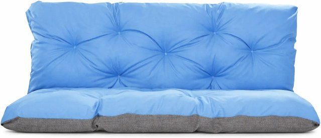 Setgarden Enkel Palettenkissen Set in Blau bestehend aus Sitzkissen und Rückenkissen B/T/H: 120 x 60 x 60 cm - Bild 1