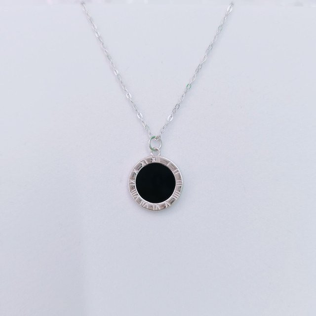 Lucky Star Jewelry Halskette 925 Silber, Römische Ziffern, Damen, 45 cm - Bild 1