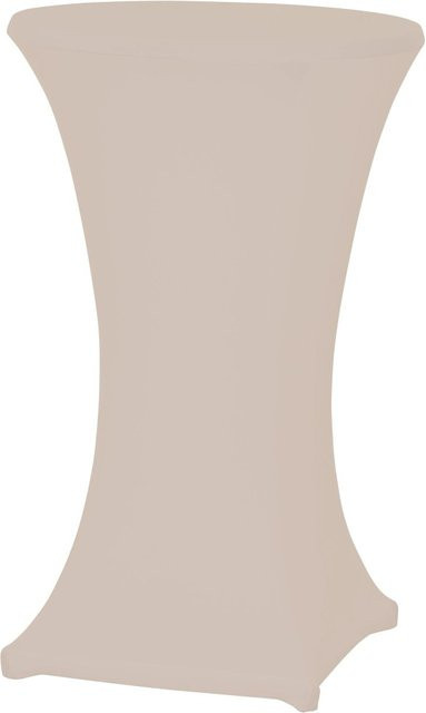 GARDAMO Stehtisch-Husse rund in Champagner, Durchmesser: 70-85 cm, Höhe: 110 cm - Bild 1