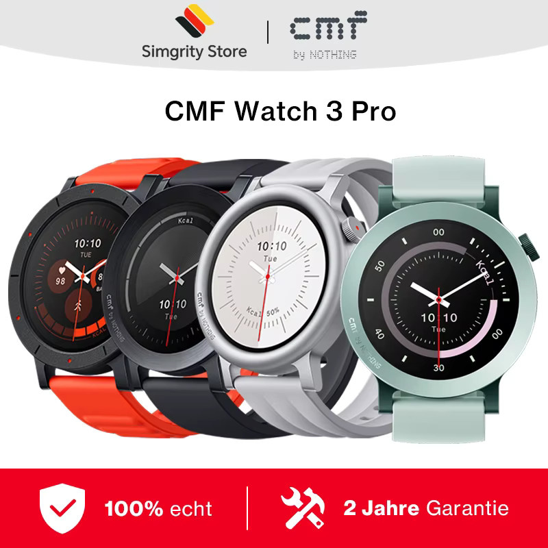 CMF Watch 3 Pro Smartwatch in Grau mit 1,43 Zoll AMOLED-Display, Dual-GPS, Bluetooth-Anrufen, Herzfrequenz- und Schlafverfolgung - Bild 5