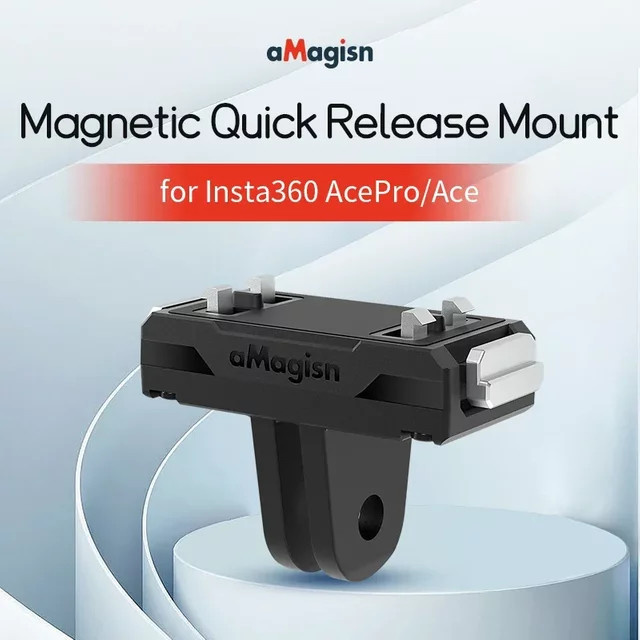 Insta360 Magnetische Quick Release Basis Halterung und Adapter für Insta360 Ace und Ace Pro in Schwarz - Bild 1