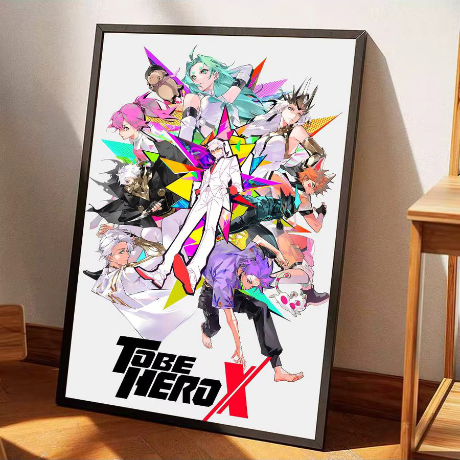 To Be Hero X Anime DIY Sticky Poster von Potdemiel, Vintage Dekorative Malerei in Multicolor und Weiß - Bild 6