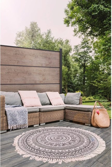 GroJa Einzelprofil HPL High-Pressure-Laminate Uni Grau, B: 45 cm, H: 180 cm, Stärke: 0,8 cm - Bild 1