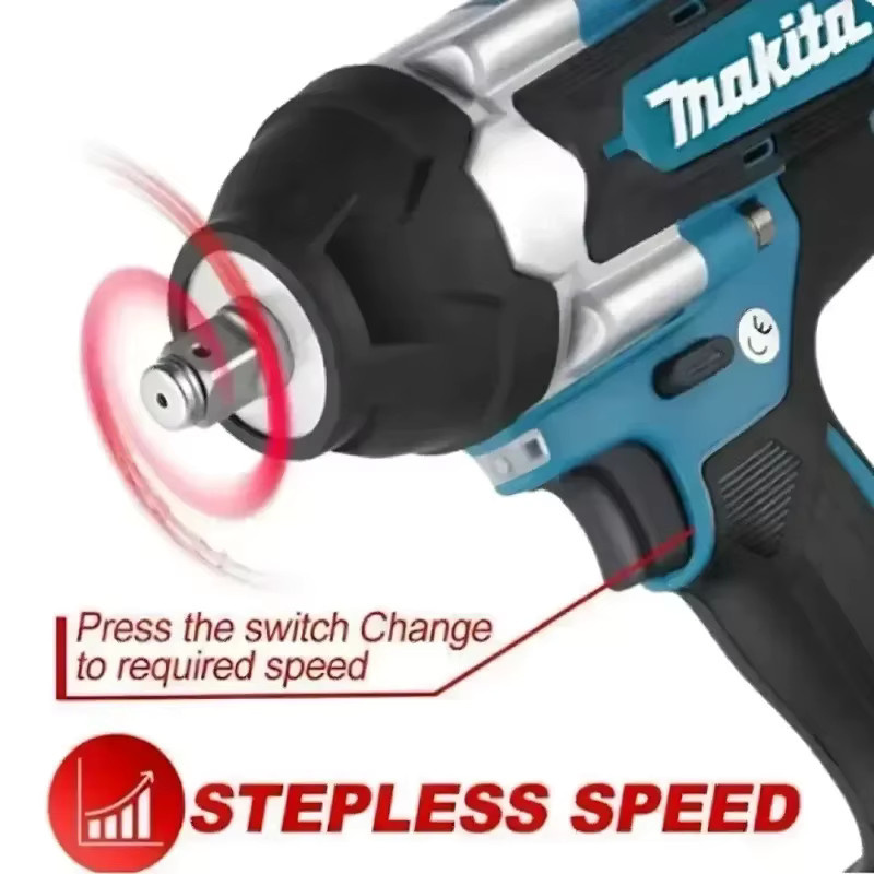 Makita DTW700 18V Akku-Schlagschrauber mit bürstenlosem Motor und 1000Nm Drehmoment - Bild 5