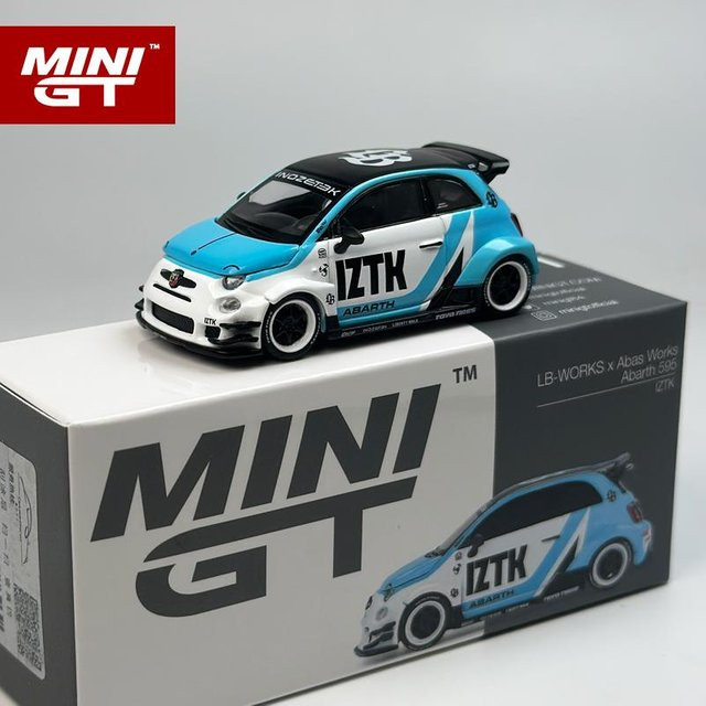 Minigt Abarth 595 Lb-Works X Abas Works Iztk Mgt, Modellauto, 1:64, Metall, ab 14 Jahren - Bild 1