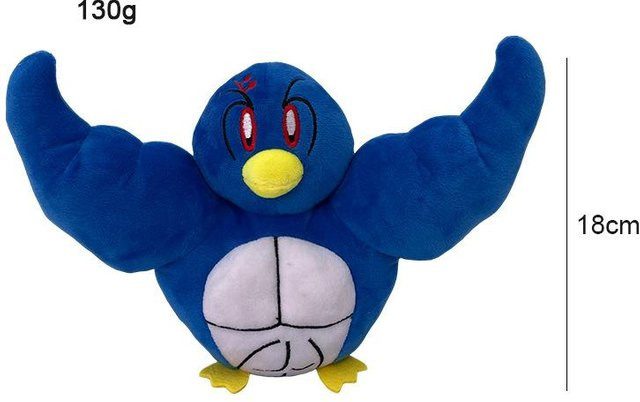 Toys-Glory Fourall Riggy Plüschtier, hellblau, 25cm - Bild 1
