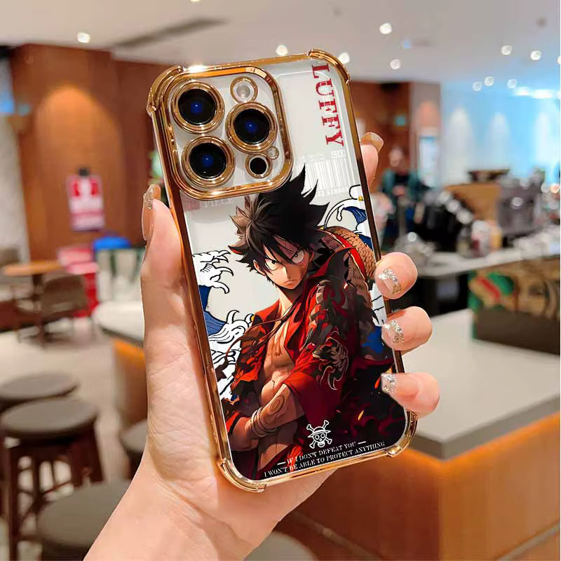 ONE PIECE Handyhülle Luffy Zoro für Google Pixel 10 9 9A 8 8A 7 7A Pro XL 5G, stoßfeste Silikon-Softcover Hülle, Multicolor - Bild 2