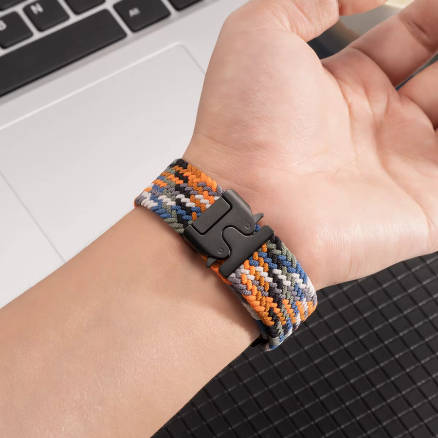 OAKCHARM Uhrenarmband Textil/NATO, Multicolor, Unisex, für Samsung Galaxy Watch Fit 3 - Bild 5