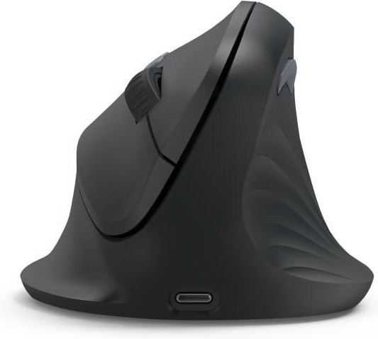 Hama Ergonomische Vertikalmaus EWM-600R, kabellos via Bluetooth und USB-A, Schwarz - Bild 1