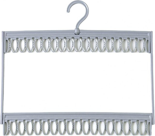 Yiran Furniture Wäschetrockner für Socken und Unterwäsche mit drehbaren Haken in Weiß - Bild 1
