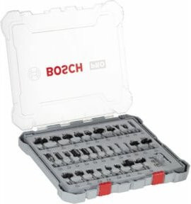 Bosch PRO Fräser Set in Grau mit 1/4 Zoll Schaft, 30-teilig - Bild 1