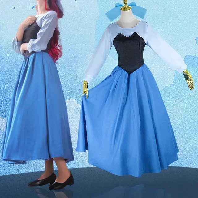 ZOBOTT Ariel Prinzessinnenkleid Cosplay-Kostüm, ab 14 Jahren, Unisex - Bild 1