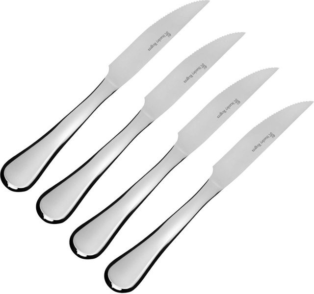 Stanley Rogers Steakmesser-Set Chelsea, 4-teilig, Edelstahl, Farbe: Silber, Klingenlänge: 12,5 cm - Bild 1