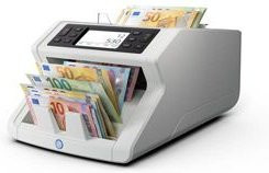 Safescan Banknotenwertzähler 2485-SC in Lichtgrau mit automatischer Währungserkennung und 8-fach Falschgelderkennung, B: 32 cm, T: 25 cm, H: 18 cm - Bild 1