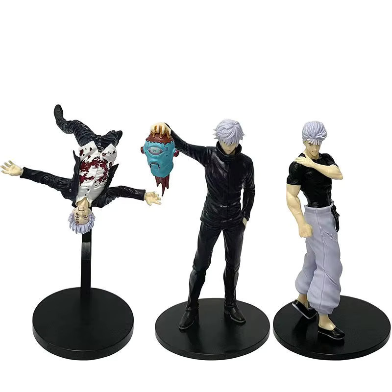 Bandai Jujutsu Kaisen Satoru Gojo Geto Suguru Itadori Yuji Figuren, Sammelmodelle, Kunststoff, Bunt / Mehrfarbig - Bild 3