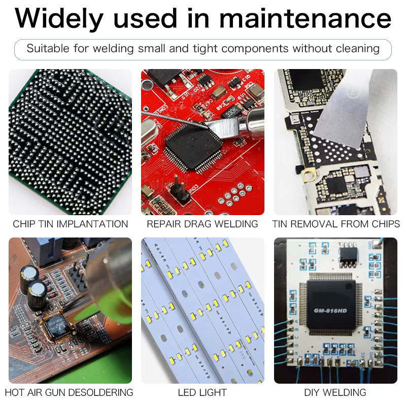 OLK OT-558-ASM Flussmittel für SMD, BGA und PCB, bleifreies Spritzflussmittel, 10,4 g - Bild 3