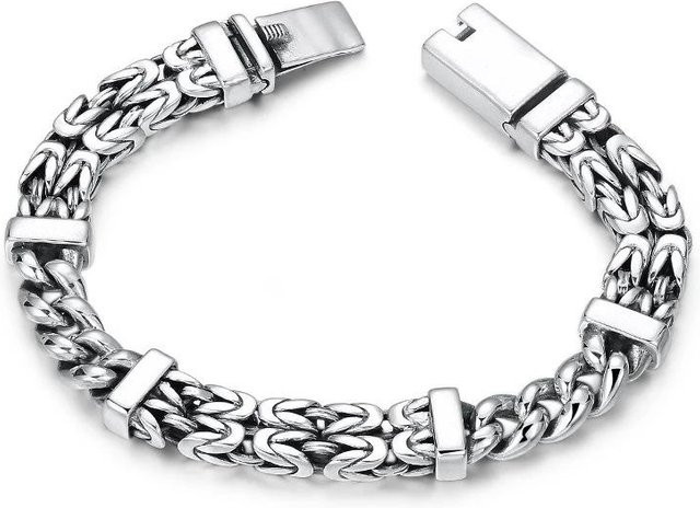 Allbestart Herren-Armband, Kupfer, Weiß, 18cm - Bild 1