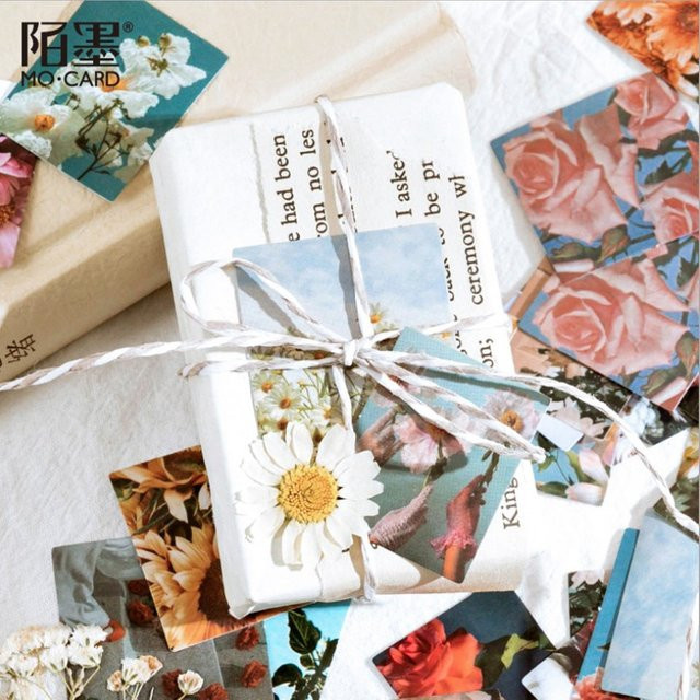 YCDBTH Florale Momente Aufkleber Set mit 46 Stück in Multicolour für Tagebuch und Scrapbooking - Bild 1