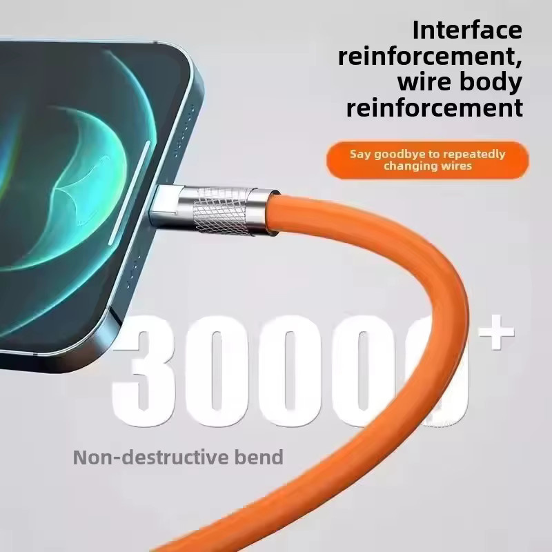 Xiaomi USB-C auf USB-C Schnellladekabel aus Flüssigsilikon mit 120W und 10A PD-Unterstützung - Bild 3