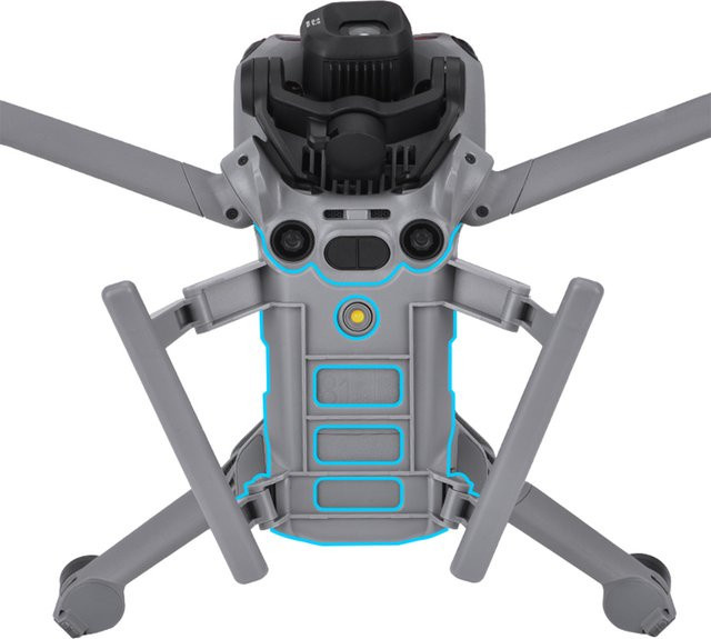 DJI Mini 5 Pro Faltbares und höhenverstellbares Landegestell in Grau - Bild 1