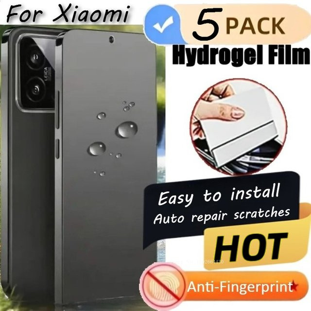 5er Pack Matte Hydrogel Displayschutzfolien für Xiaomi 14 15 13 Ultra 14T 13T 12T Pro - Bild 1