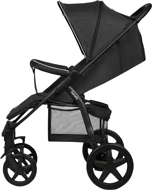 Lionelo Kinderwagen Annet Plus Kombikinderwagen in Schwarz mit Federung - Bild 1