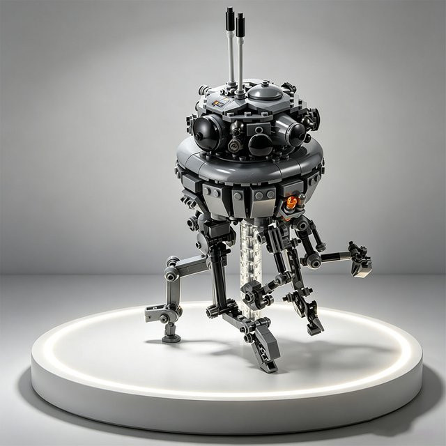 MOC Empire Detektionsroboter, Bausteine, Weltraum, Star Wars, Disney - Bild 1