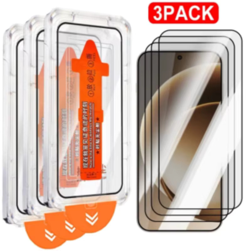 HD Panzerglas für Samsung Galaxy S26 S25 S24 Ultra A57 A56 A55 A37 A34 A32 A17 A16 A07 A54 mit staubfreier Installation, transparent - Bild 5
