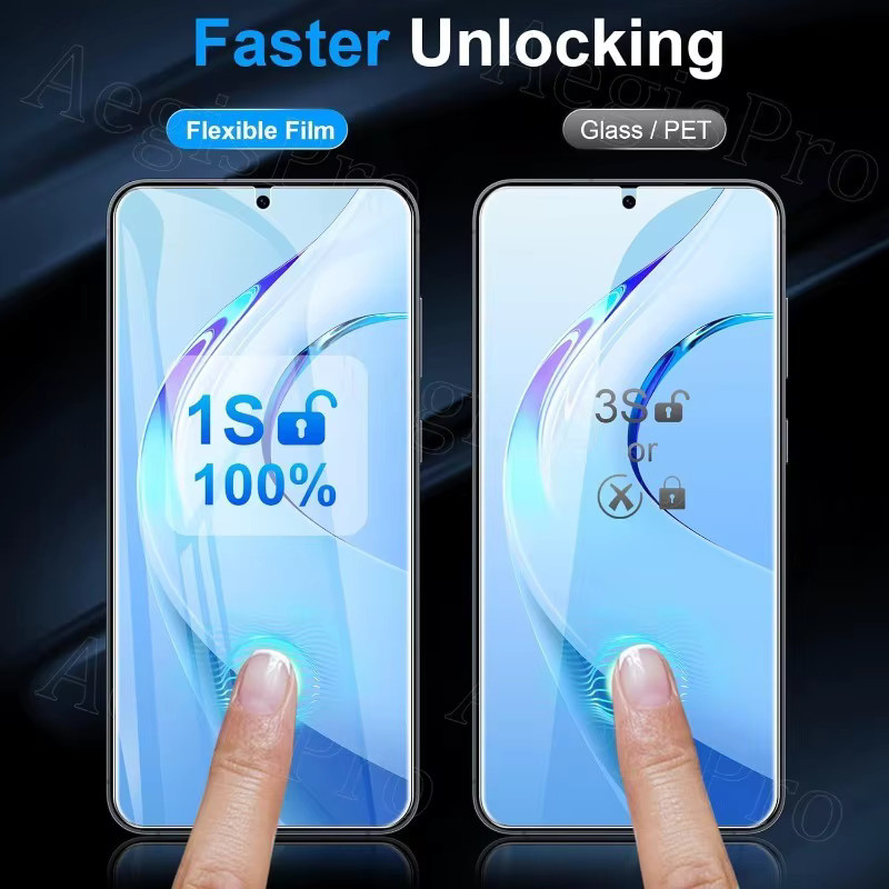 2 Stück Hydrogel-Displayschutz für Samsung Galaxy S26 S25 S24 S23 S22 S21 S20 FE Ultra Plus, transparent, kratzfester Vollschutz - Bild 3