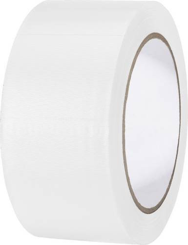 TOOLCRAFT PVC-Klebeband Weiß, Breite: 50 mm, Länge: 33 m - Bild 1