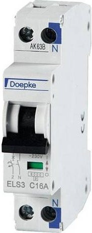Doepke Leitungsschutzschalter MCB in Rot, Grün und Weiß 09915035 - Bild 1