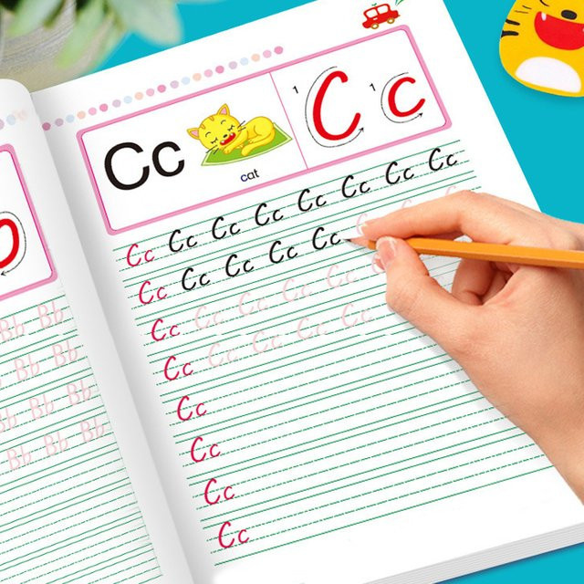 BOHY Alphabet Tracing Arbeitsbuch für Kinder mit 32 Seiten zum Üben von Zahlen und Handschrift - Bild 1